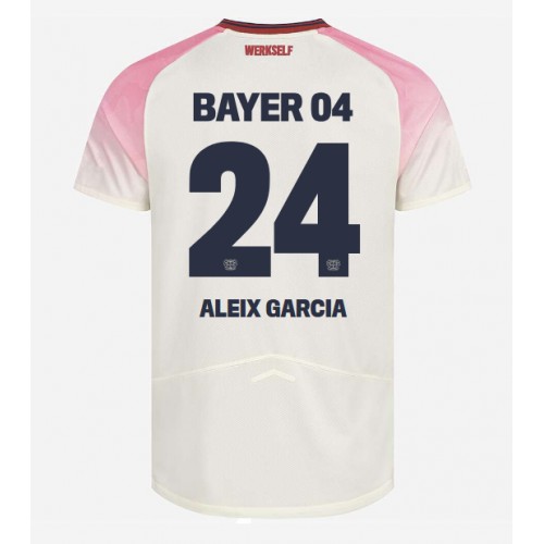 Moški Nogometni dresi Bayer Leverkusen Aleix Garcia #24 Gostujoči 2025-26 Kratek Rokav